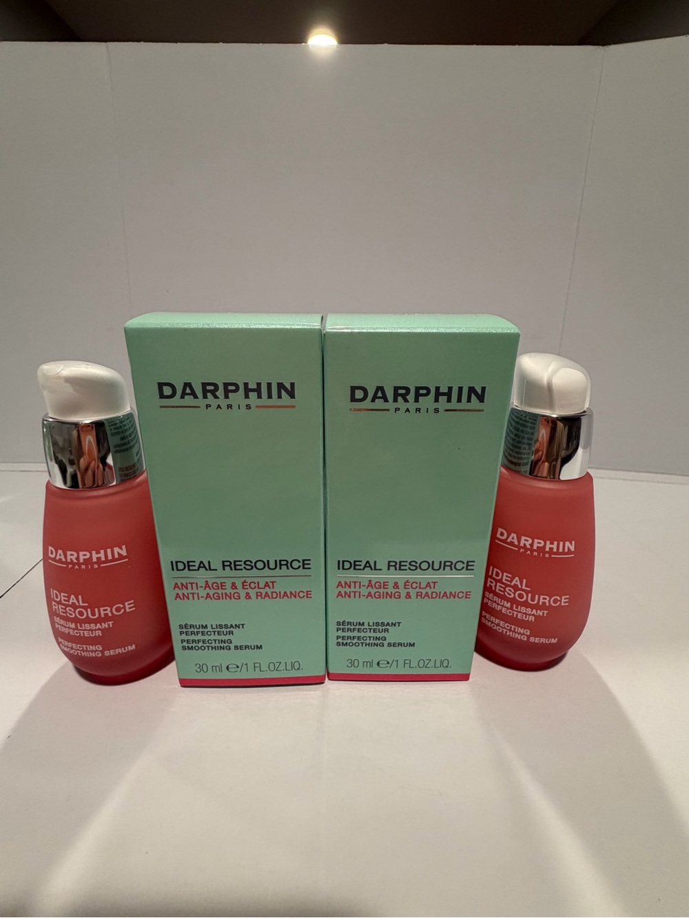 NIB darphin ideal resource anti-aging & radiance smoothing serum 1 OZ X 2 pcs